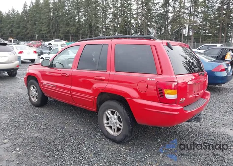 2000 Jeep Grand Cherokee Limited из США, поврежденный, VIN 1J4GW58N5YC291738